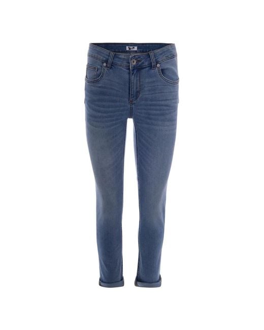 Liu Jo Blue Mid-Rise Skinny Jeans