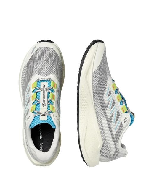 Salomon White Aero Blaze 3 Grvl Sneakers for men