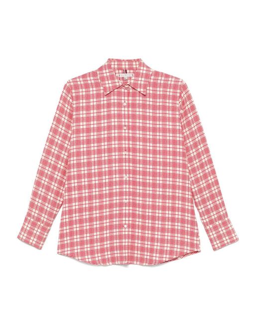 Tommy Hilfiger Pink Check-Print Shirt
