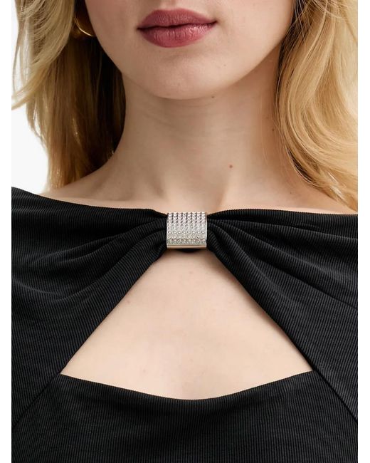 Guess Black Milena Long-Sleeve Top