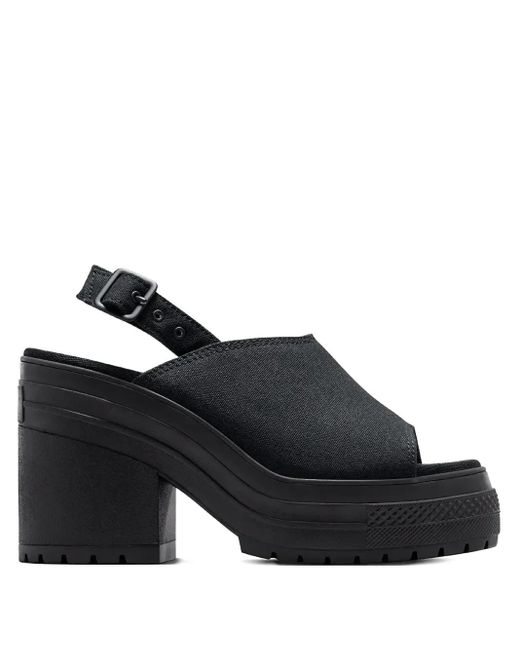Converse Black Chuck 70 De Luxe Slingback-Sandalen