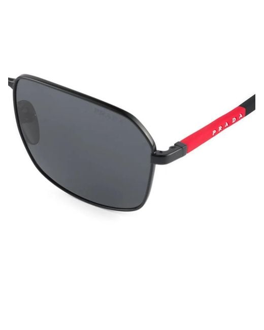 Prada Sonnenbrille Mit Eckigem Gestell in Blue für Herren