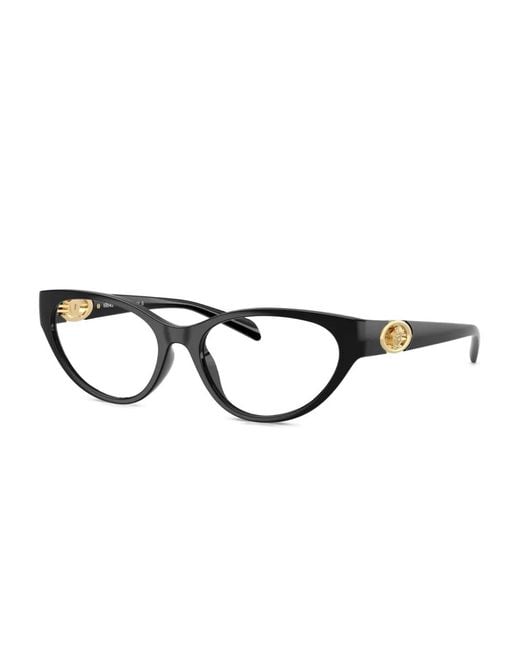 Versace Black Cat-Eye Frame Glasses