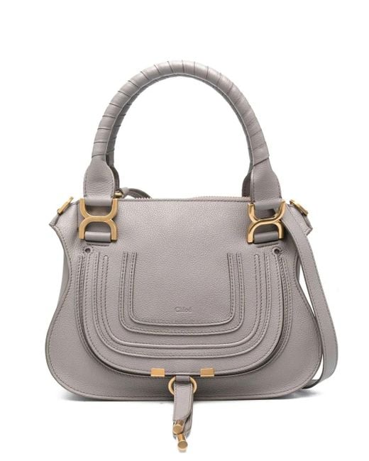 Chloé Gray Small Marcie Tote Bag