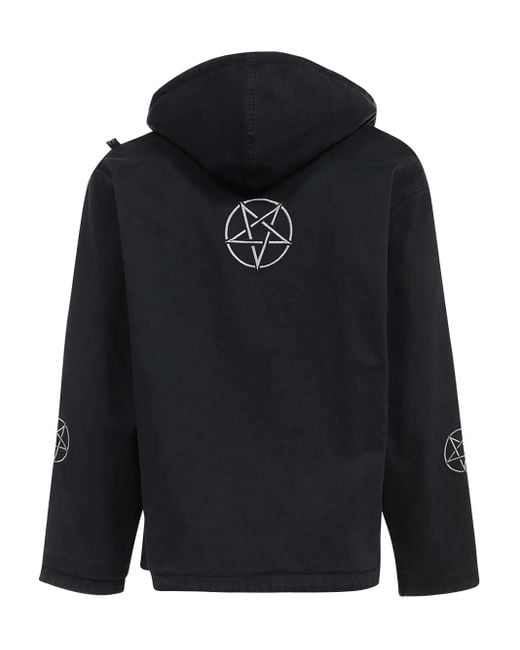 Isabella 1985 Black Zip-Up Hoodie for men