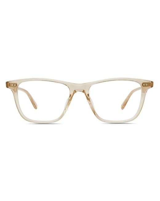 Garrett Leight Natural Brille Mit Eckigem Gestell