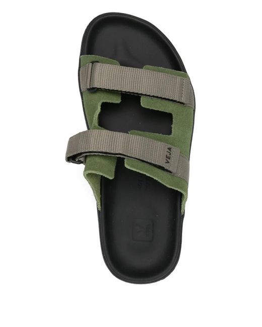 Sandali Arpoador Con Doppia Fascia di Veja in Green