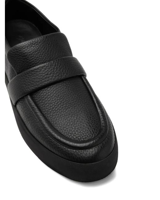 Marsèll Black Guarnello Strap-Detail Loafers