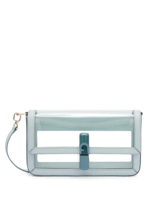 Furla Blue Small Iride Cross Body Bag