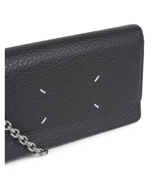 Maison Margiela Gray Four Stitches Chain Wallet