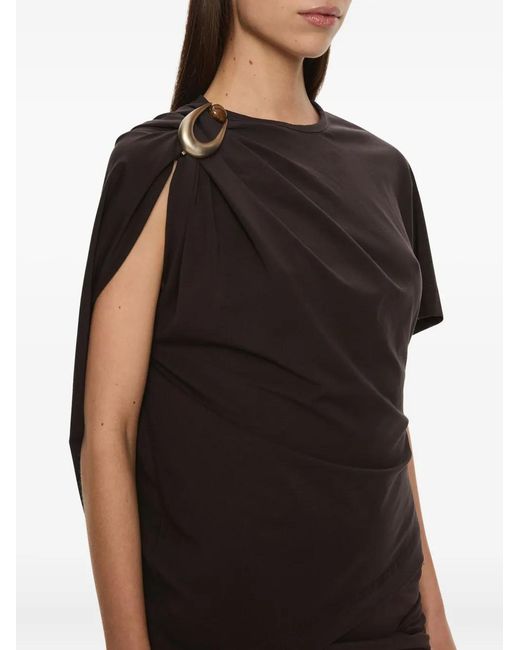 Christopher Esber Metallic Droplet Jersey Maxi Skirt