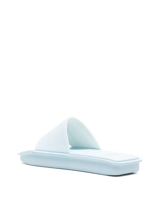 Y-3 Blue Tonal Chunky Slides for men