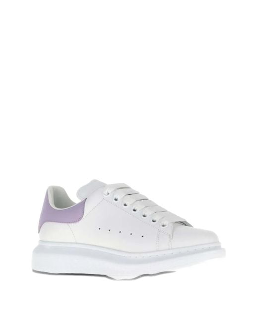 Alexander McQueen White Leather Sneakers