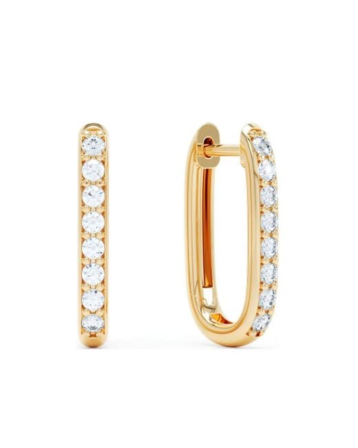 LOEV Metallic 14K Allday Diamond Earrings