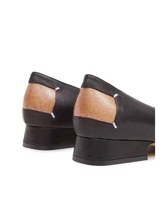 Maison Margiela Brown Ballerina Décortiqué Four Stitches