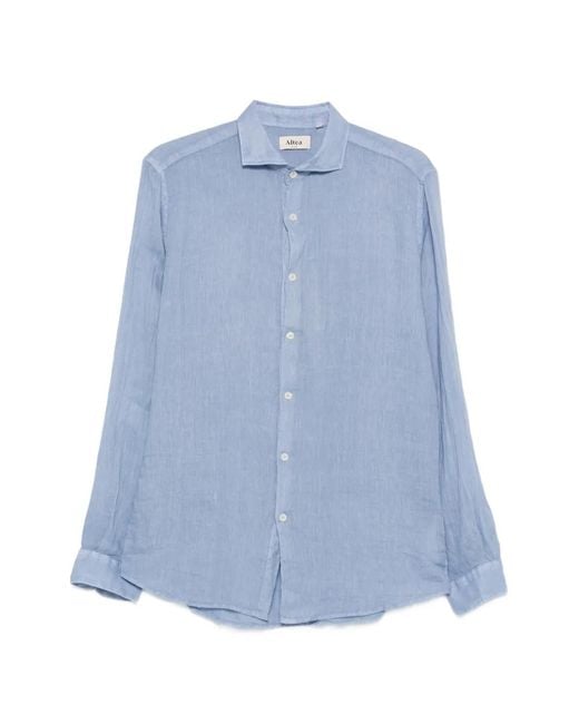 Altea Blue Buttoned Shirt for men