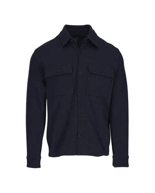 Vince Blue Buttoned Overshirt for men
