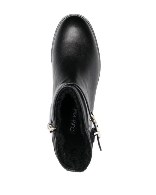 Calvin Klein Black Ankle Boots