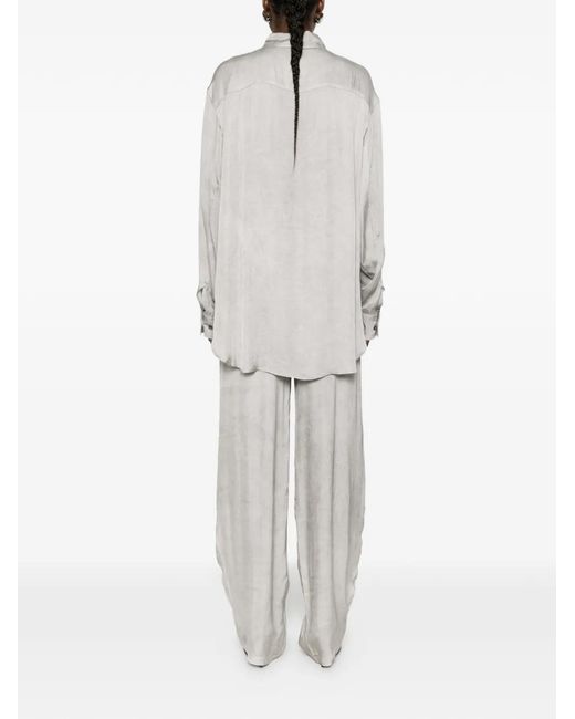 ANDAMANE White Robe À Lien De Resserrage