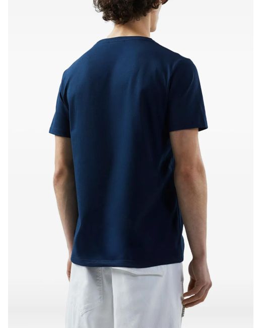 Gcds Blue Logo-Print T-Shirt
