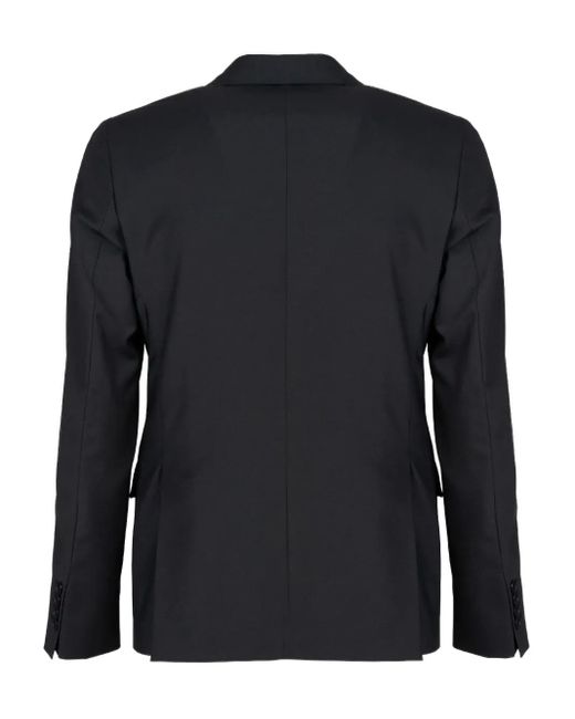 Colamarino Black Notched-Lapel Single-Breasted Suit for men