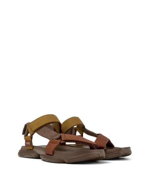 Camper Brown Karst Sandals for men