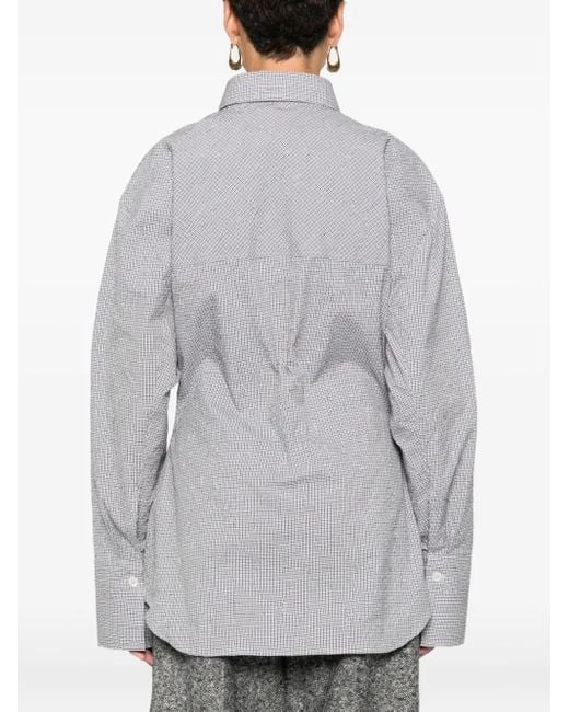 Rohe チェック シャツ Gray