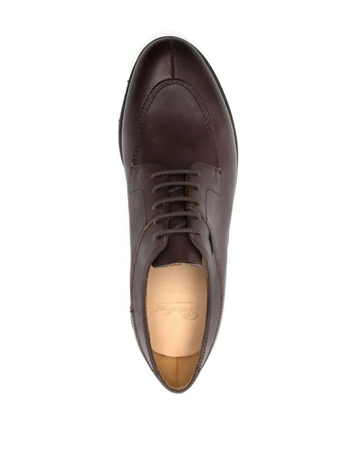 Paraboot Brown Avignon Derby Shoes for men