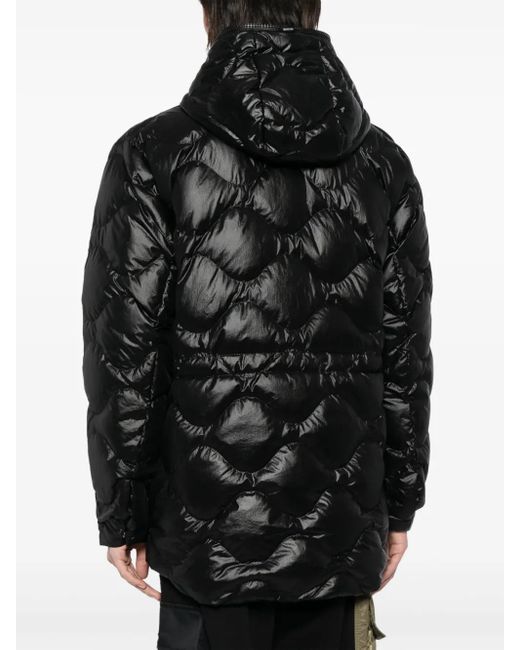 Duvetica Black Lucio Quilted Puffer Jacket for men