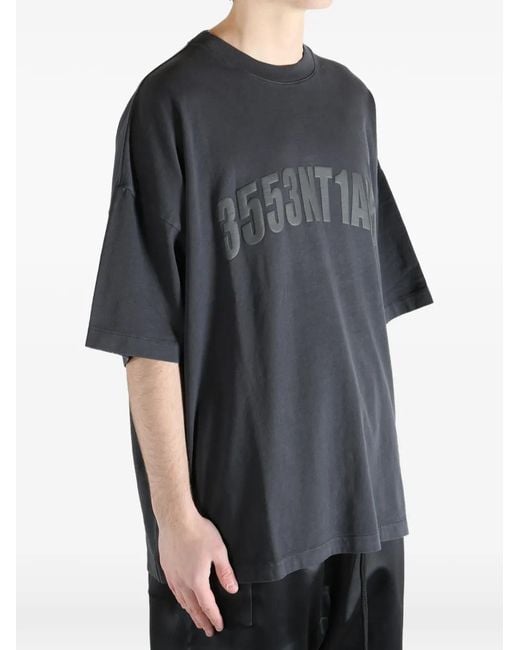 Fear Of God Gray Embossed T-Shirt