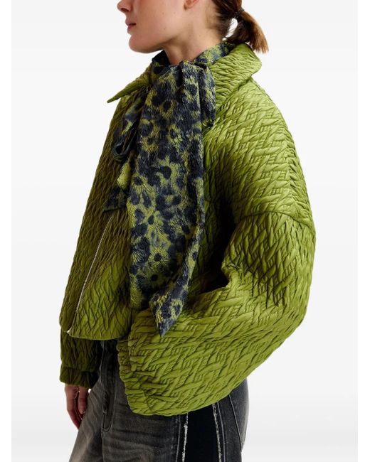 Bomber Trapuntato di Essentiel Antwerp in Green