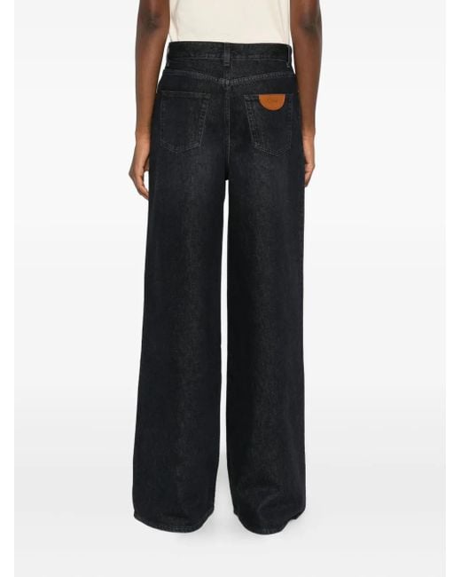 Chloé Jeans Met Wijde Pijpen in het Blue