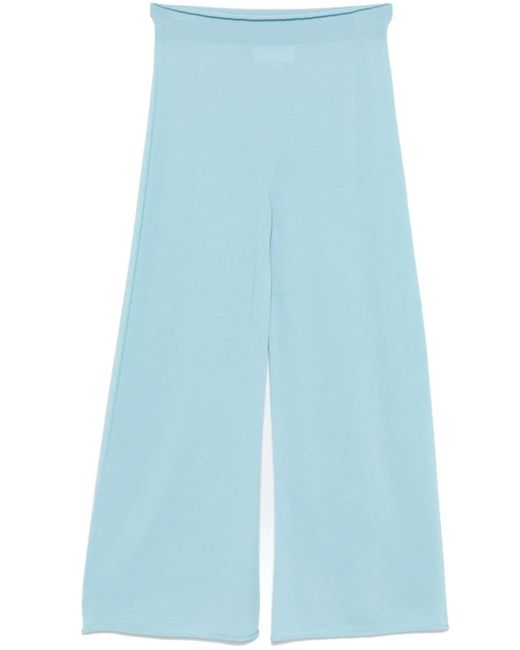 Vanisé ファインニット ワイドパンツ Blue