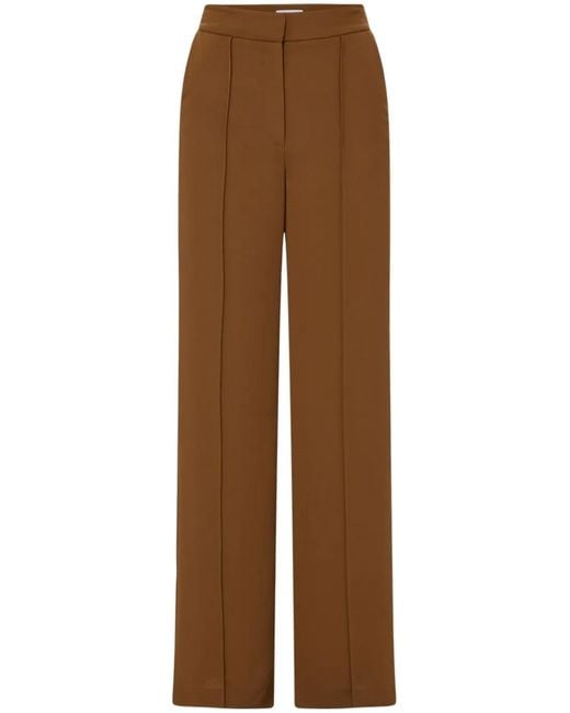 Veronica Beard Brown Edia Tailored Trousers