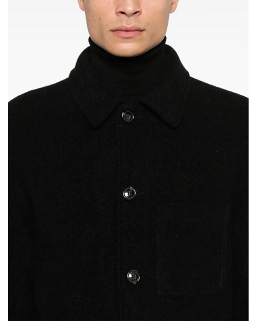 Giacca-Camicia Emile di A.P.C. in Black da Uomo