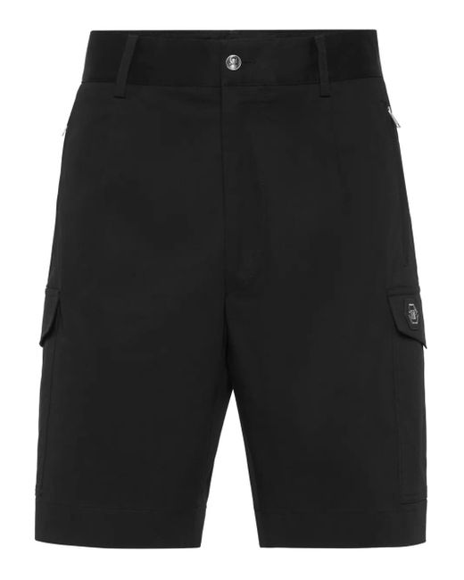 Bermudas Cargo Philipp Plein de hombre de color Black