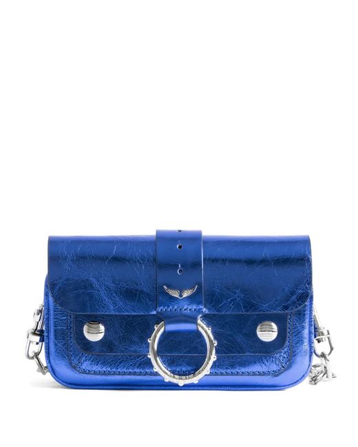 Zadig & Voltaire Blue Mini Kate Shoulder Bag