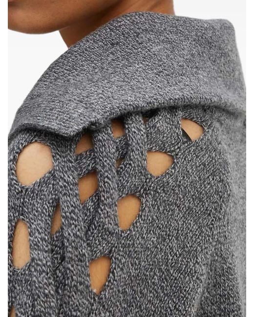 IRO Gray Pullover mit Cut-Out
