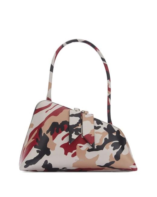 Borsa A Spalla Con Stampa Camouflage di The Attico in Pink