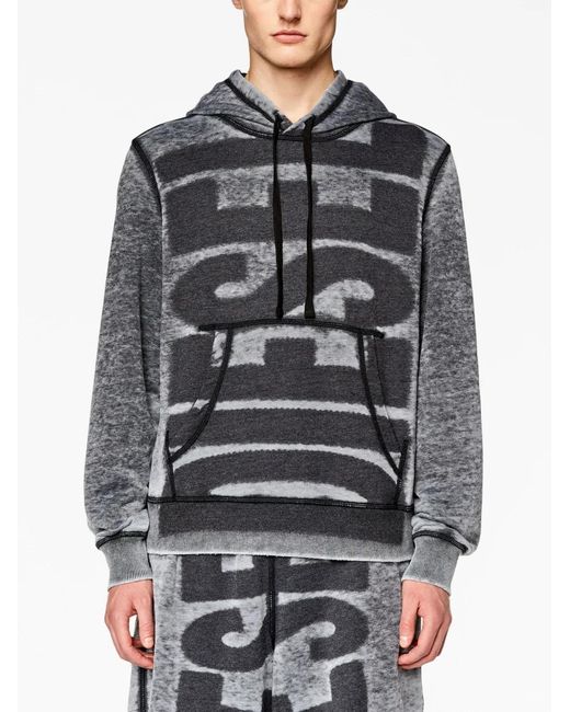 DIESEL Gray Sweaters for men