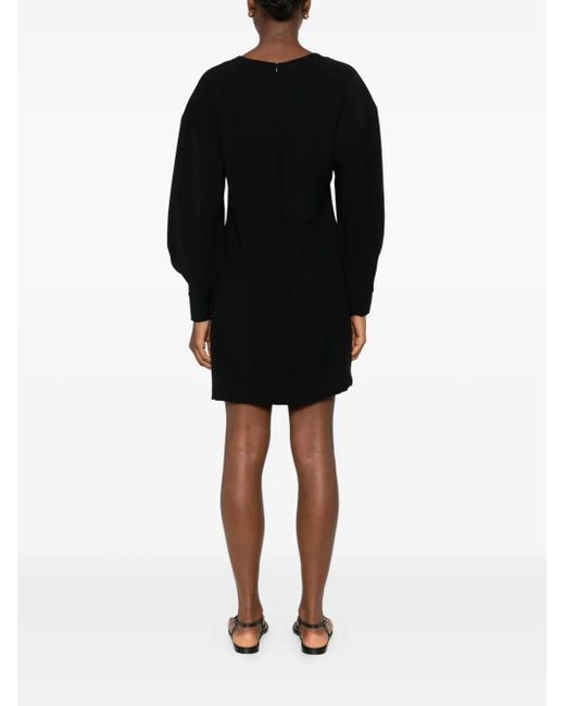 Robe À Manches Trois Quarts P.A.R.O.S.H. en coloris Black