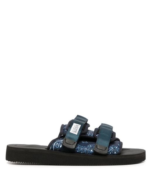 Suicoke Black Moto-Cab-Pt02 Sandals
