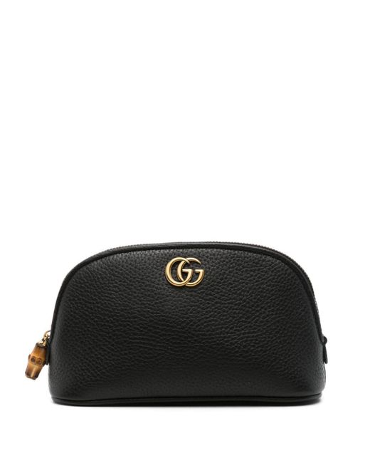 Gucci Black Double G-plaque Make-up Bag