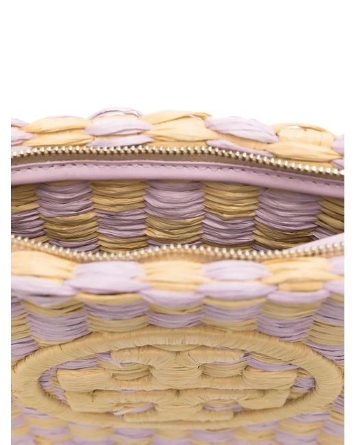 Tory Burch Natural Ella Clutch Bag