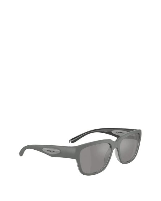 Arnette Gray Bounce Square-Frame Sunglasses for men