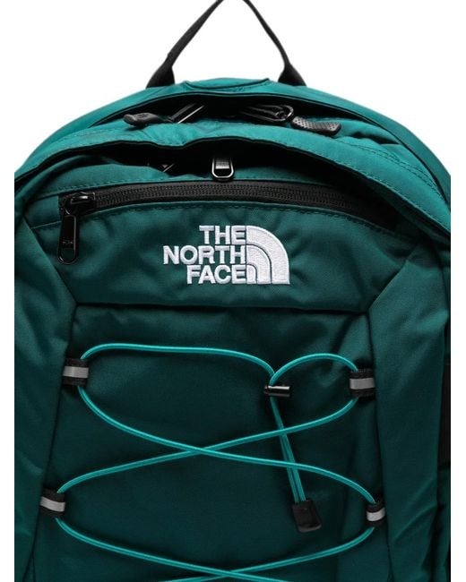 The North Face Green Borealis Classic Logo-Embroidered Backpack
