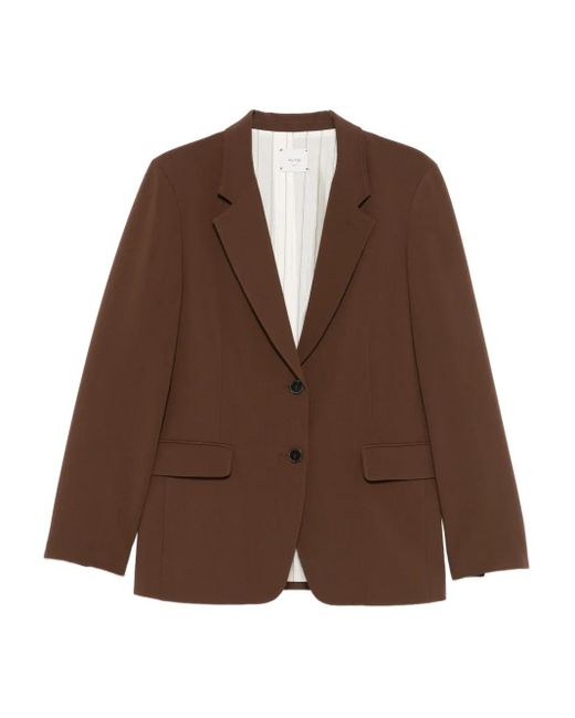 Blazer con bolsillo de parche y dos botones Alysi de color Brown