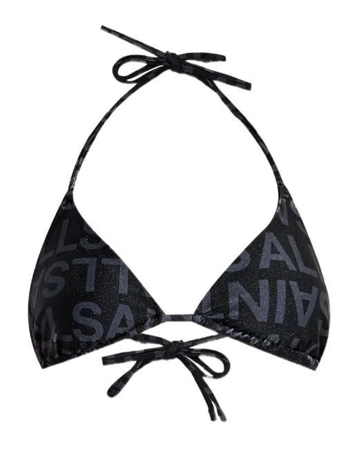 AllSaints Black Saph Bikini Top