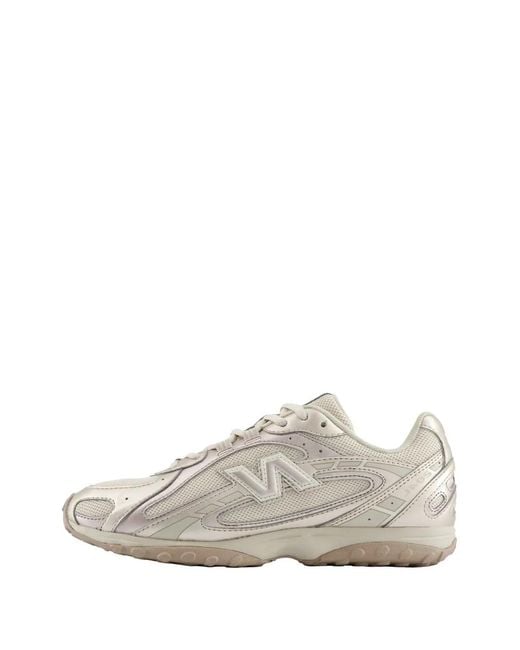 New Balance White 204L V1 Metallic-Finish Sneakers for men