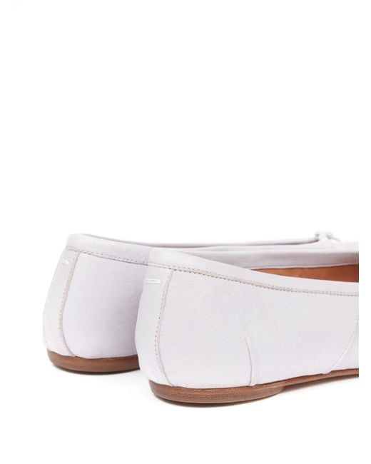 Maison Margiela White Tabi Ballet Flats